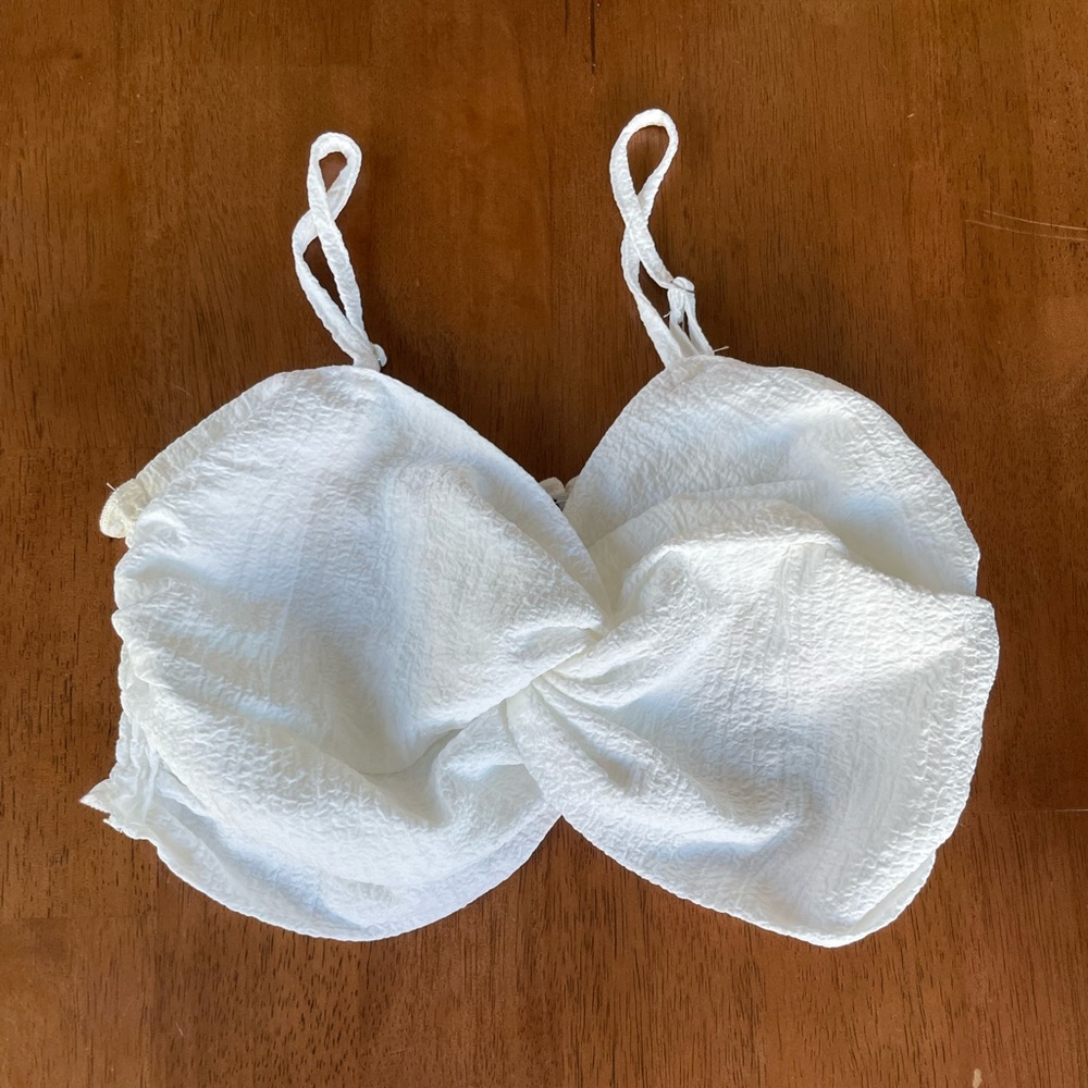 white crop top